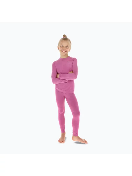 Set de lenjerie termoactivă pentru copii Viking Flam pink roz