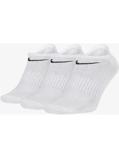 Skarpety Nike Everyday Lightweight biało czarne 3 pary S białe