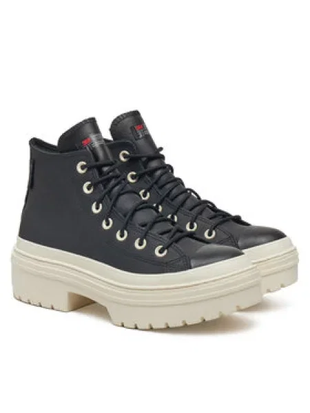 Nepromokavé tenisky Converse Chuck Taylor All Star na platformě černé