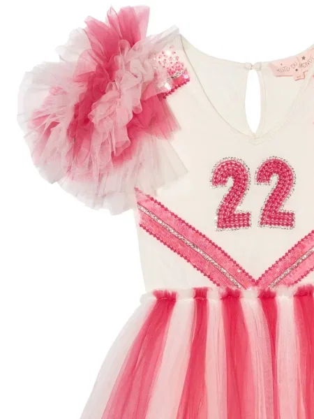 Sukienka mini dziecięca Tutu Du Monde różowa