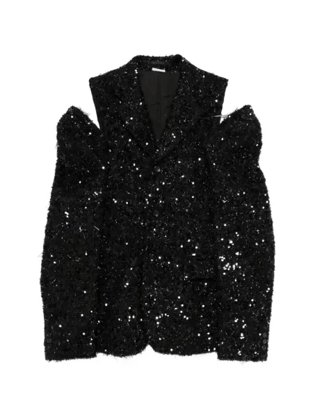 Marynarka Comme Des Garcons Homme Plus z cekinami czarna