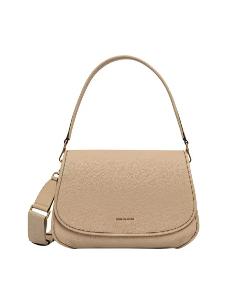 MICHAEL Michael Kors torebka crossbody skórzana Holmes beżowa