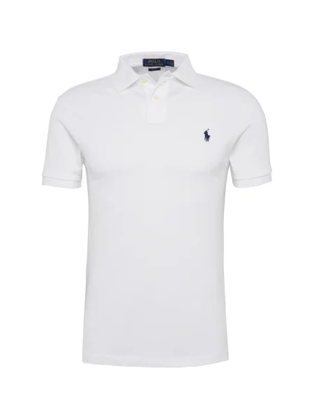 Polo majica Polo Ralph Lauren s kratkimi rokavi z mrežo bela