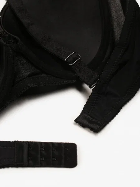 Sutien Push-Up cu Dantelă Suffa negru
