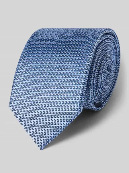 Krawat z czystego jedwabiu Prince Bowtie granatowy
