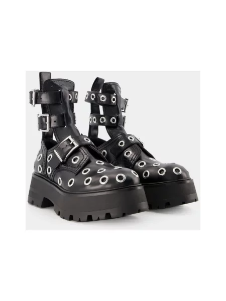 Buty do kostki Alexander Mcqueen czarne