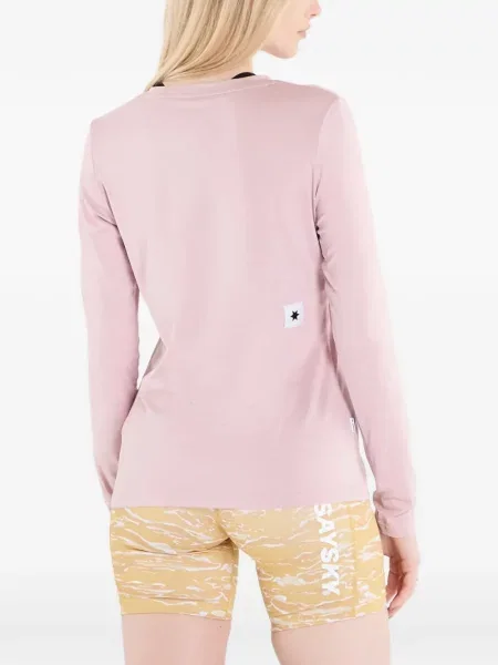 Lung tricou Saysky cu autograf roz