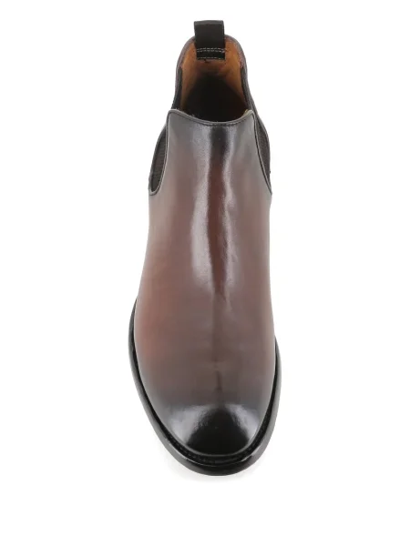 Botine chelsea Officine Creative din piele maro