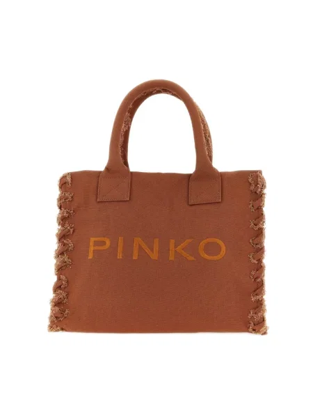 Shopperka Pinko brązowa
