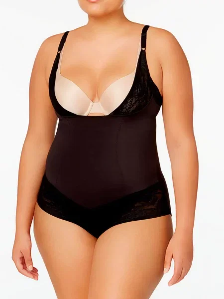 Женское боди чорне