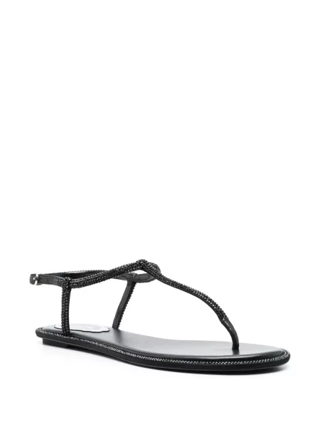 Sandale Rene Caovilla din piele negru