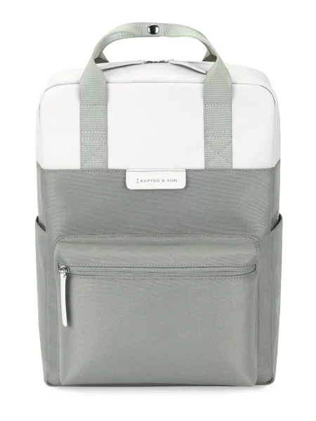 Kapten & Son Rucsac Bergen Pro verde pastel alb