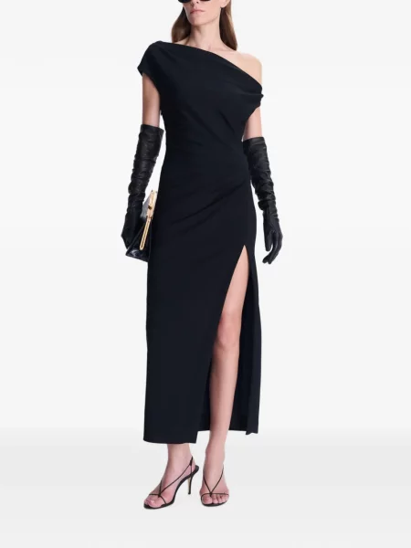 Rochie midi Simkhai drapată negru