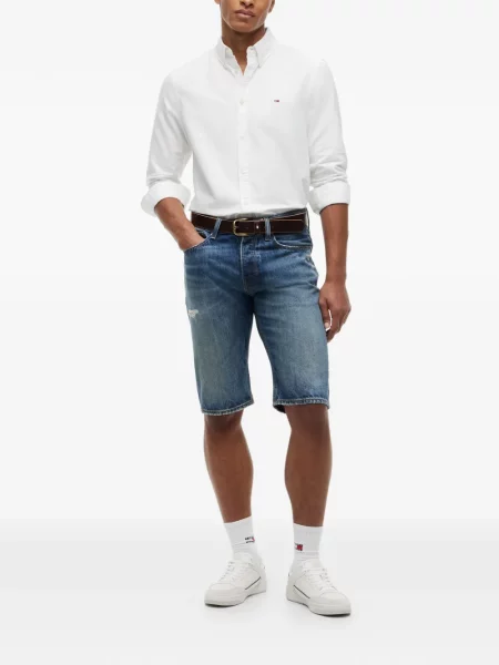 Lung cămașă Tommy Hilfiger alb