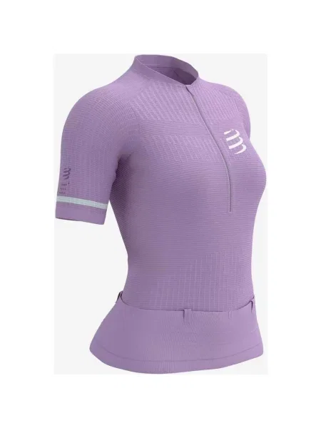 Koszulka Compressport Trail Postural krótki rękaw XL fioletowa