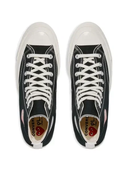 Top Comme Des Garcons w serca czarny