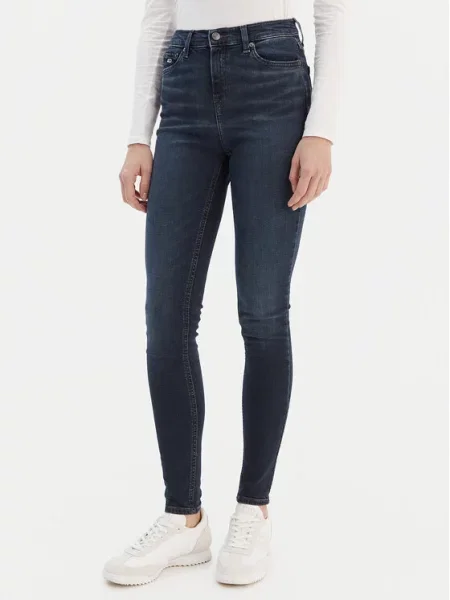 Tommy Jeans Džinsai Nora Skinny Fit mėlyna