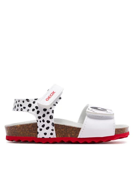 Sandály Geox B Sandal Chalki Girl M bílá