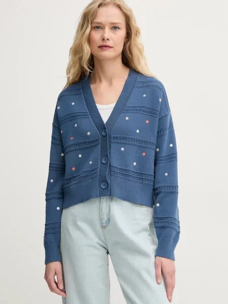 United Colors of Benetton cardigan din femei bleumarin