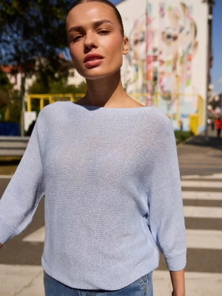 Pulover Marisse albastru