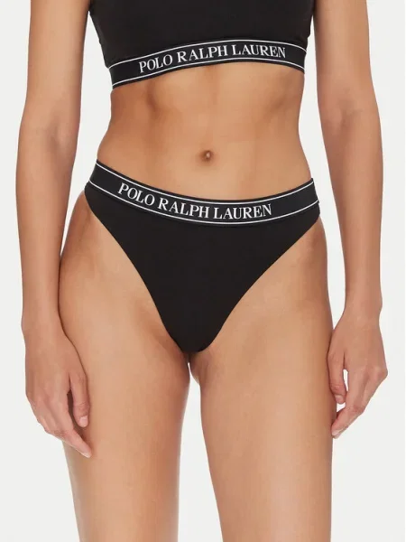 Polo Ralph Lauren Бикини тип прашка черен