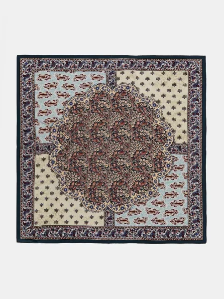 Svilena marama Answear.LAB za žene s uzorkom bijela