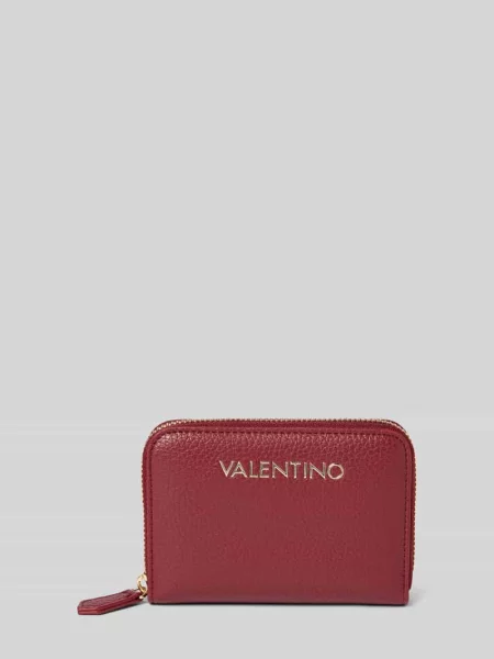 Valentino Bags portfel ALEXIA bordowy czerwony