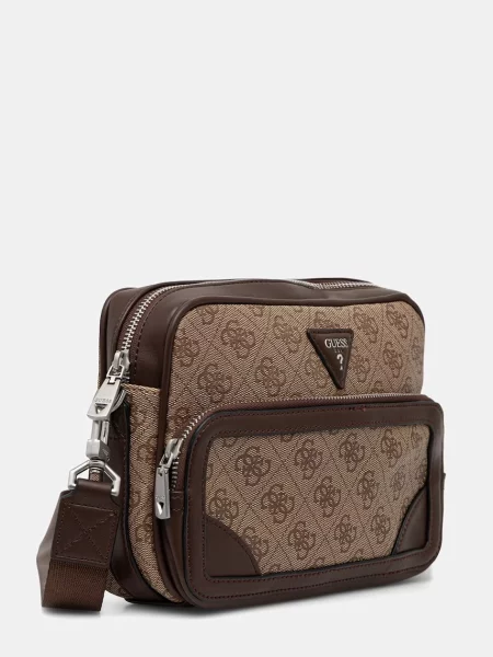 Guess Taška cez rameno Milano HMMIL hnedá