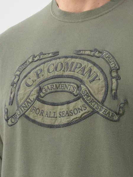 Футболка C.p. Company зелена