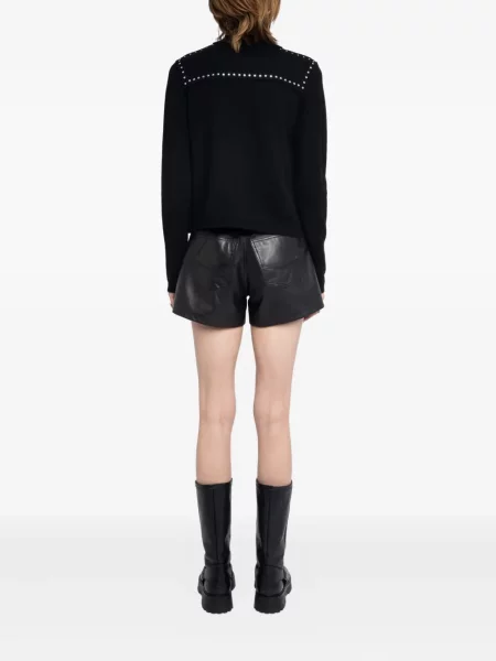 Cardigan Zadig&voltaire cu decolteu rotund negru