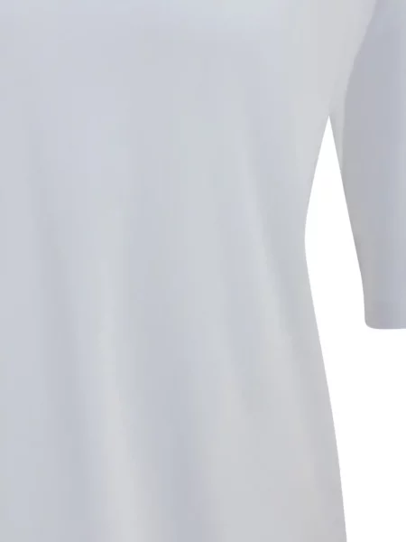 Tricou Loro Piana cu broderie alb