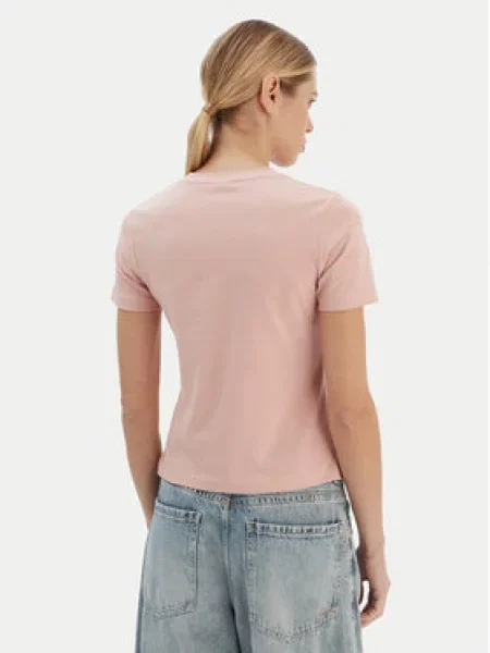 Guess T-shirt Regular Fit ružičasta