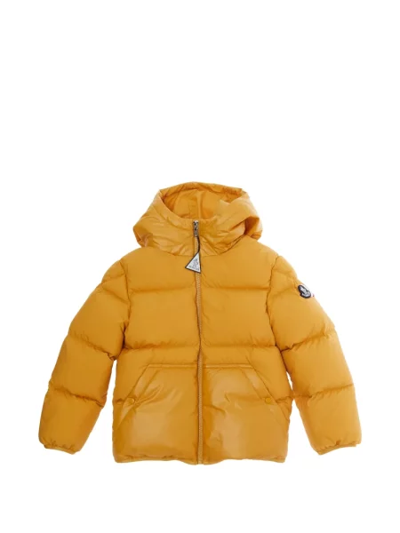 Kurtka dziecięca Moncler Enfant żółta