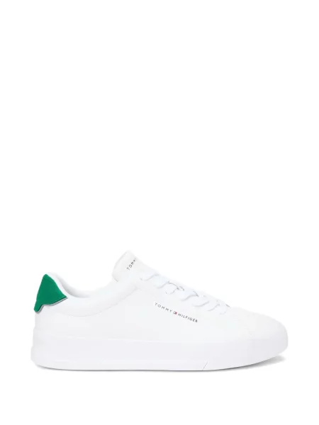 Sneakerși Tommy Hilfiger cu imagine alb