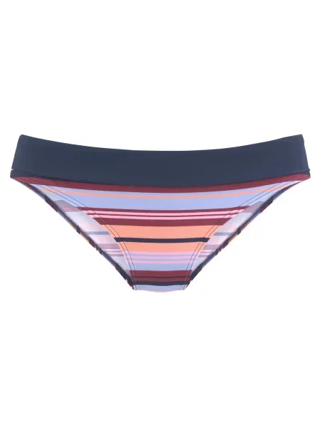 S.Oliver Slip costum de baie bleumarin / deschis / portocaliu caisă / roz albastru