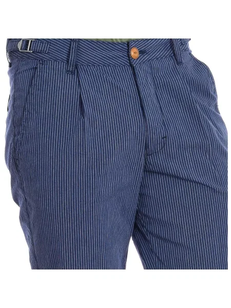 Pantaloni La Martina albastru
