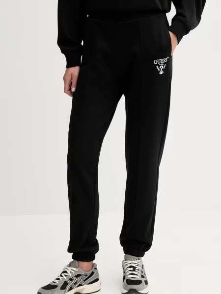 Панталони GUESS Roberta Cuff Long Pants Black XS черно