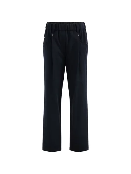 Pantaloni Brunello Cucinelli stretch albastru