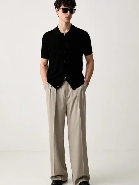 Tricou polo Karl Lagerfeld negru