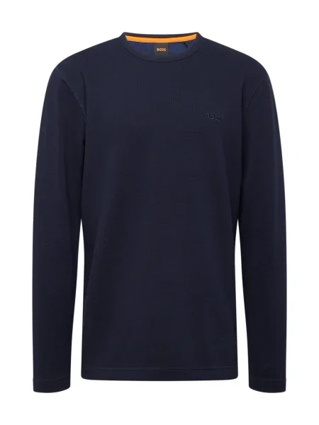 BOSS Tricou Tempesto închis albastru