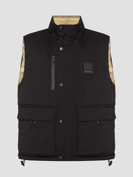 Утеплений жилет Karl Lagerfeld чорний