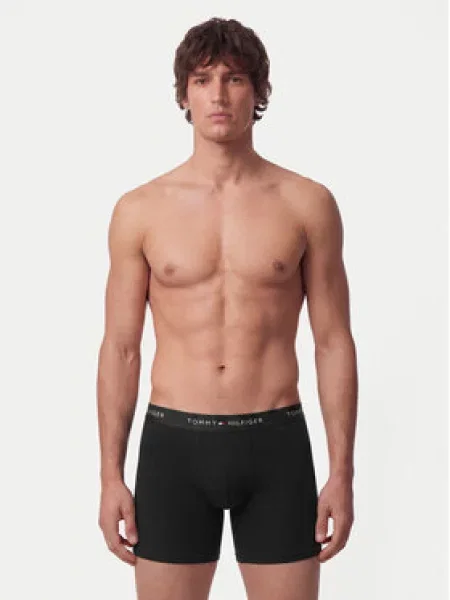 Tommy Hilfiger priliehavé boxerky pánske s elastanom čierna
