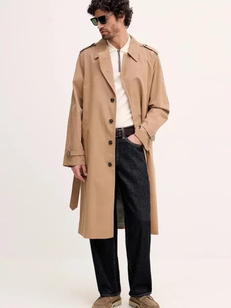 Kaput Tommy Hilfiger smeđa