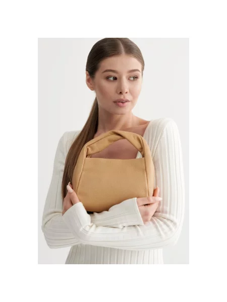 Шкіряна сумка Estro бежева