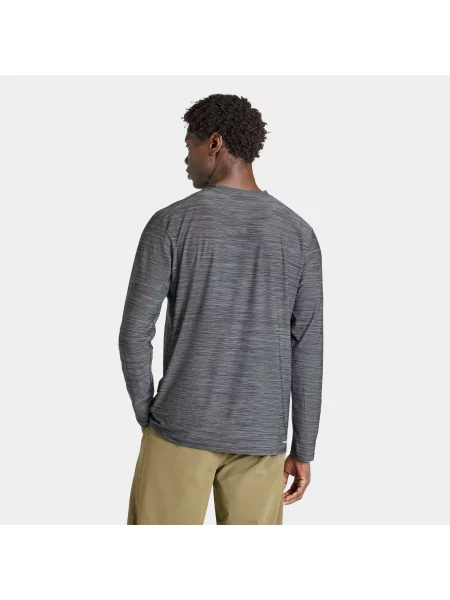 ADIDAS PERFORMANCE Tricou funcțional gri amestecat alb