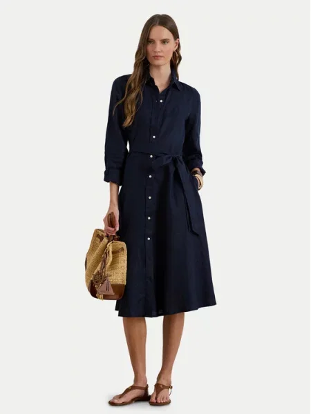 Lauren Ralph Lauren Košulja haljina mornarsko plava