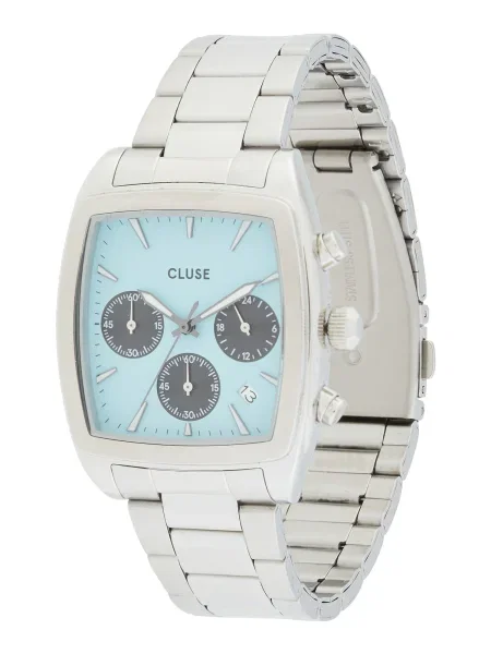 CLUSE Analogové hodinky Quartaut / stříbrná modrá