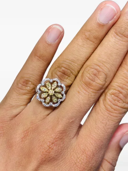 Inel Hyt Jewelry cu model floral