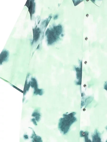 Košulja Croquis tie-dye veze zelena