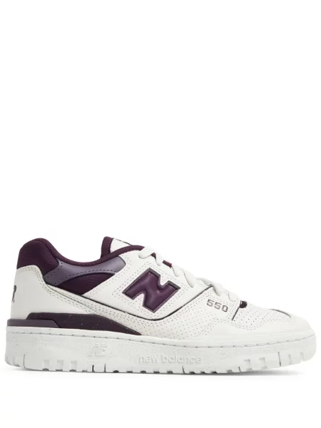 Top New Balance od brušene kože bijela